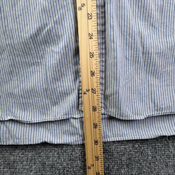 Gitman Bros For Schupp & Snyder Button Up Shirt Striped Blue White 15.5 33 - Picture 4 of 15